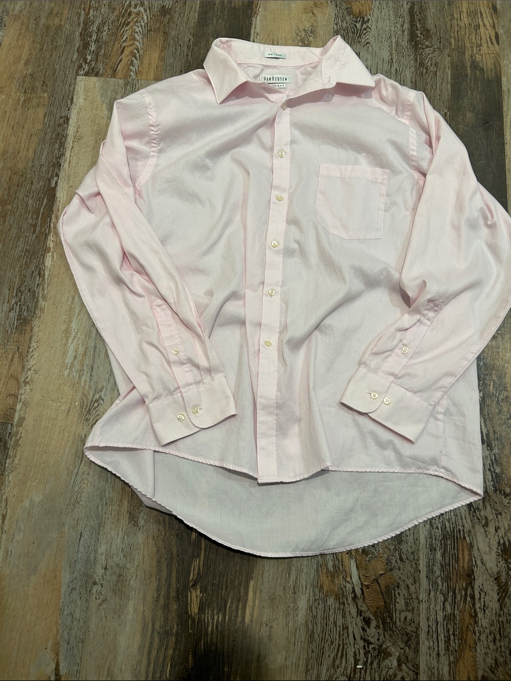 Van Heusen Light Pink Button-Down Shirt